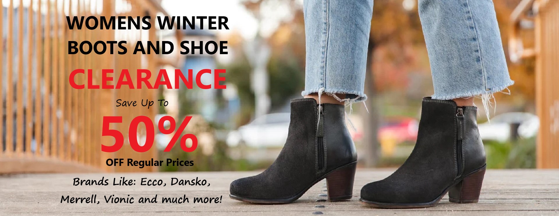 Fall Sale Boot Ad